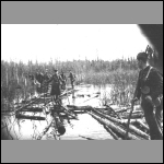 Члены партийной комиссии Карело-Финского пограничного округа. Карельский фронт. Высота ''Ударная''. [1943 г.]. Автор съемки П.В. Беззубенко 